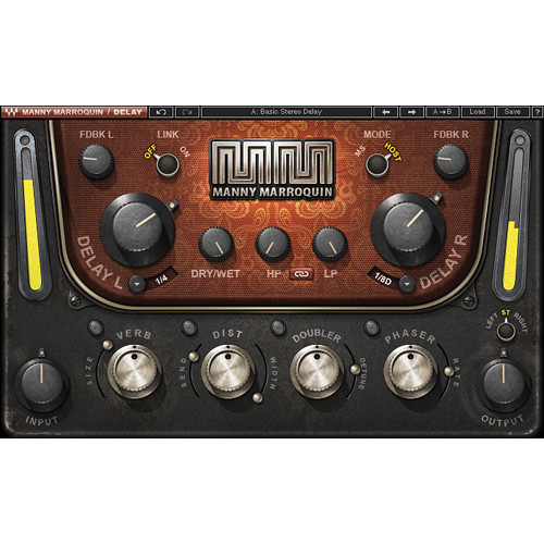 Waves Manny Marroquin Delay - Delay Plug-In (Native/SoundGrid, Download)