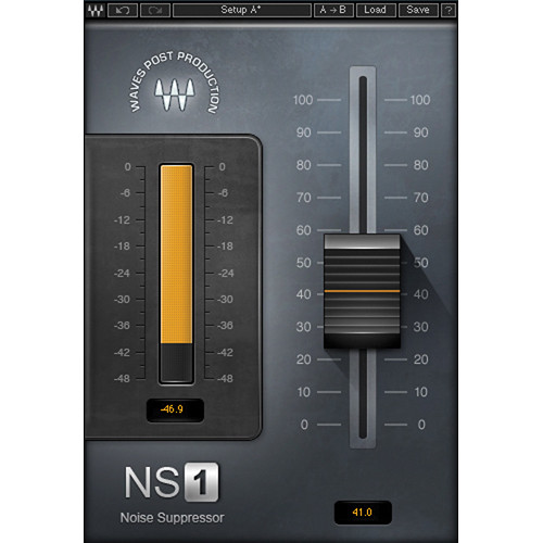 Waves NS1 Noise Suppressor - Automatic Noise Suppression Plug-In (Native/SoundGrid, Download)