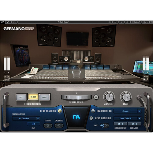 Waves Nx Germano Studios New York Virtual Mix Room over Headphones Plug-In (Download)