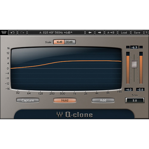 Waves Q-Clone - EQ Preset Modeling Plug-In (Native/SoundGrid, Download)