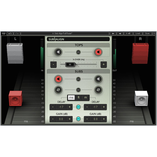 Waves Sub Align - Speaker Alignment Plug-In (Native/SoundGrid, Download)