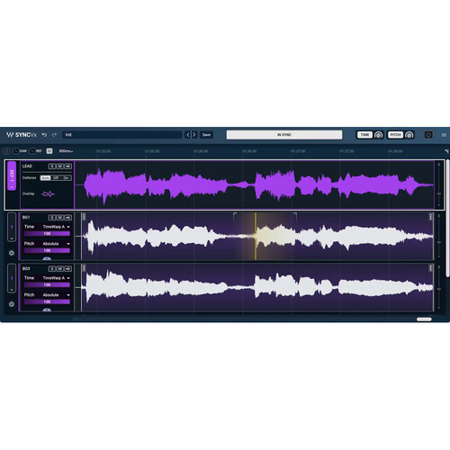 Waves Sync VX Vocal Alignment Plug-In
