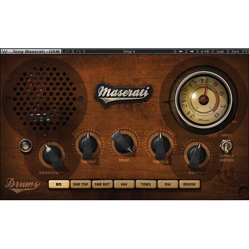 Waves Maserati DRM - Drum Slammer Plug-In (Native/SoundGrid, Download)