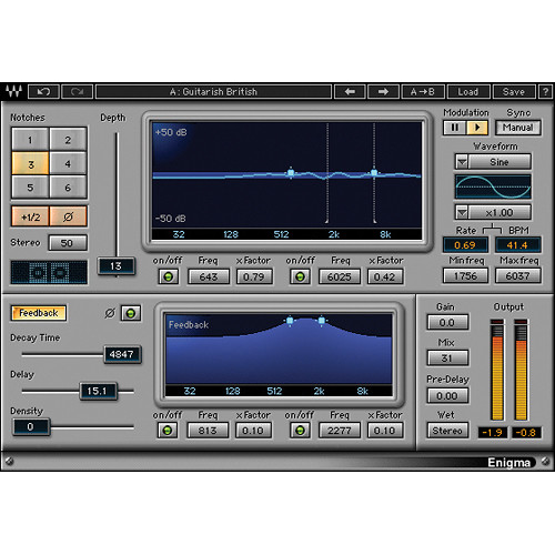 Waves Enigma - Multi-Effects Modulation Plug-In (Native/SoundGrid, Download)