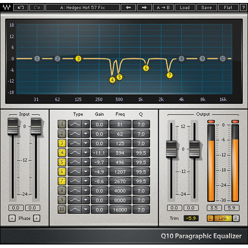 Waves Q10 Equalizer - Paragraphic EQ Plug-In (TDM/Native/SoundGrid, Download)
