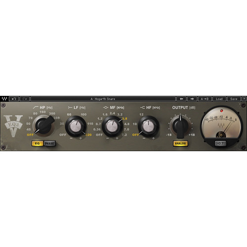 Waves V-EQ3 - Vintage Style EQ Plug-In (Native/SoundGrid, Download)
