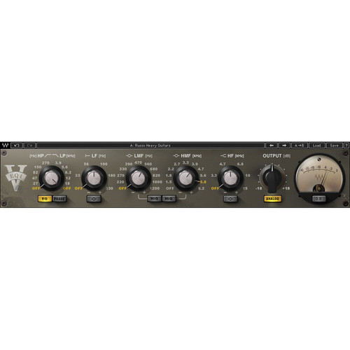 Waves V-EQ4 - Vintage Style EQ Plug-In (Native/SoundGrid, Download)
