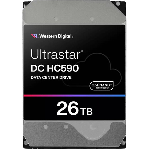WD 26TB Ultrastar DC HC590 7200 rpm SATA III 3.5" Internal Data Center HDD