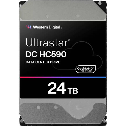 WD 24TB Ultrastar DC HC590 7200 rpm SATA III 3.5" Internal Data Center HDD