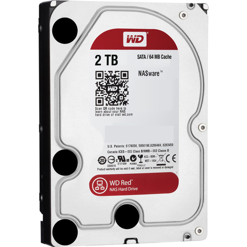 WD 2TB Network HDD Retail Kit (4-Pack, WD20EFRX, Red Drives)