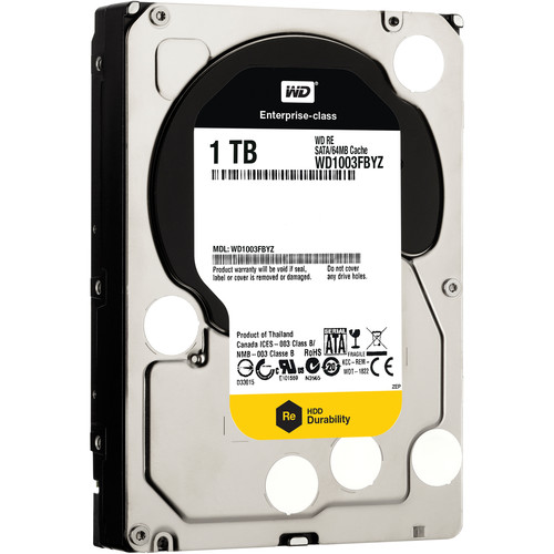 WD 1TB Re Datacenter 7200 rpm SATA III 3.5" Internal HDD