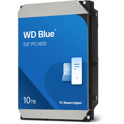 WD 10TB Blue 7200 SATA III 3.5" Internal HDD