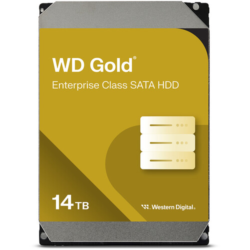 WD 14TB Gold 7200 rpm SATA III 3.5" Internal Enterprise HDD
