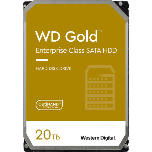 WD 20TB Gold 7200 rpm SATA III 3.5