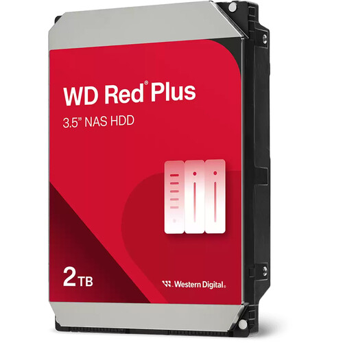 WD 2TB Red Plus 5400 rpm SATA III 3.5" Internal NAS HDD