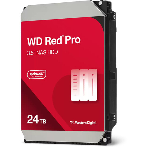 WD 24TB Red Pro 7200 rpm SATA III 3.5" Internal NAS HDD