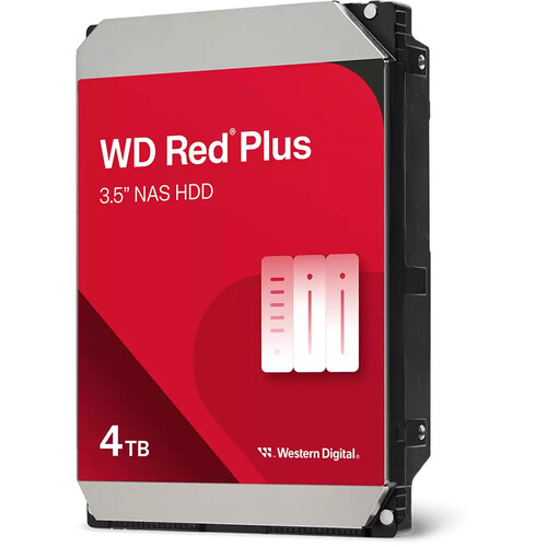 WD 4TB Red Plus 5400 rpm SATA III 3.5" Internal NAS HDD (OEM)