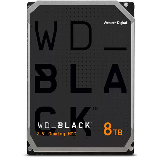 WD 8TB WD_BLACK 7200 rpm SATA III 3.5" Internal Gaming HDD (256MB Cache)