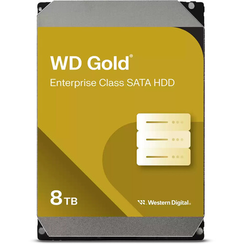 WD 8TB Gold 7200 rpm SATA III 3.5" Internal Enterprise HDD