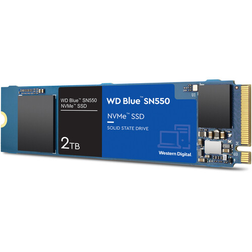 WD 2TB Blue SN550 NVMe M.2 Internal SSD WDBA3V0020BNC-WRSN B&H