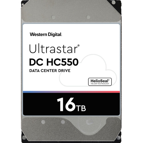 WD 16TB Ultrastar 7200 rpm SATA 3.5" Internal Data Center HDD (Retail Packaging)