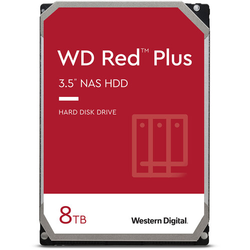 中古　WD Red Plus 8TB HDD WD80EFZZ 1台 WD 8TB WD80EFZZ Red Plus SATA III 3.5