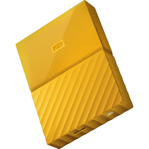 WD 2TB My Passport USB 3.0 Secure Portable Hard Drive (Yellow)