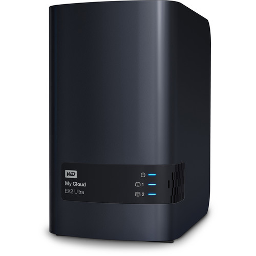 WD My Cloud Expert Series 20TB EX2 Ultra 2-Bay NAS Server (2 x 10TB)