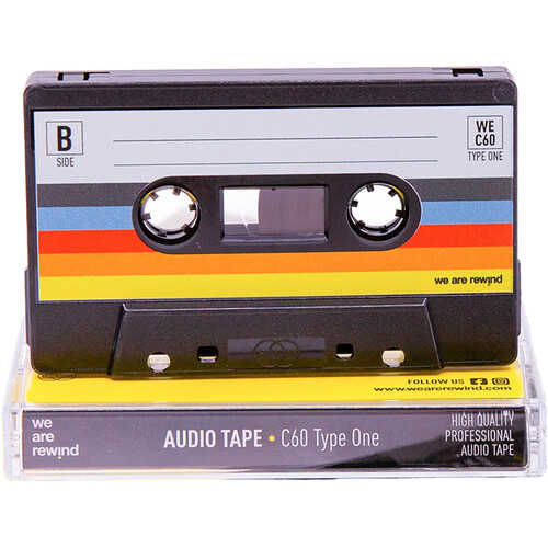 WE ARE REWIND Blank C60 Cassette Tape