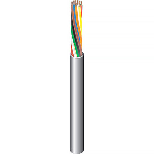 West Penn 270 22 AWG 6-Conductor Unshielded Cable (500', Gray)