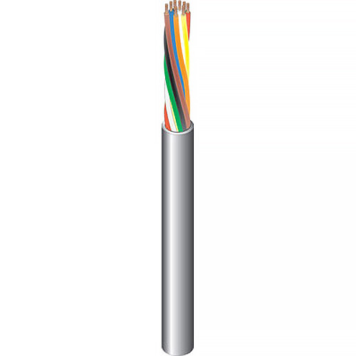 West Penn 270 22 AWG 6-Conductor Unshielded Cable (1000', Gray)