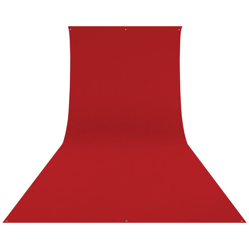 Westcott Wrinkle-Resistant Backdrop (Scarlet Red, 9 x 20')