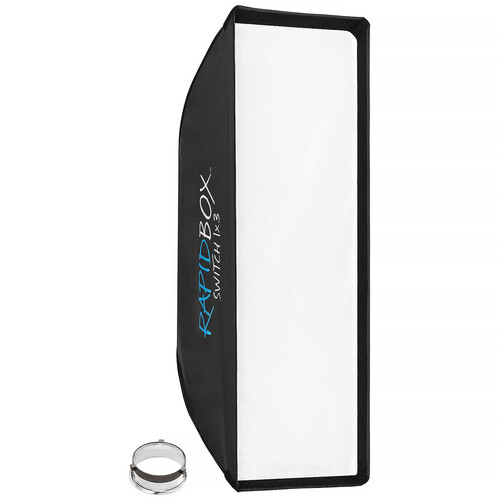 Westcott Rapid Box Switch Fold-Flat Strip Softbox with Grid (1 x 3')