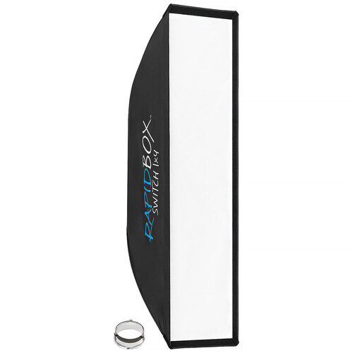 Westcott Rapid Box Switch Fold-Flat Strip Softbox with Grid (1 x 4')