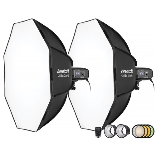 Westcott FJ400-SE 400Ws Strobe with FJ-X3 S Trigger for Sony (220V, UK Power Cord 2-Light Kit)