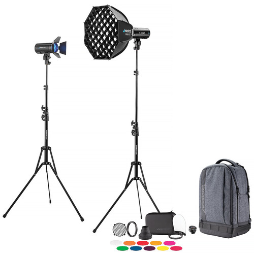 Westcott FJ100 100Ws Off-Camera Strobe with FJ-T1 M Multi-Brand Trigger (2-Light Backpack Kit)