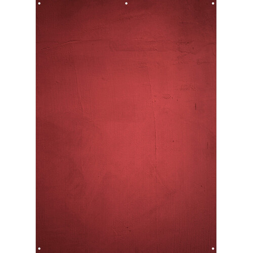 Westcott X-Drop Vinyl Backdrop (Aged Red Wall, 5 x 7')