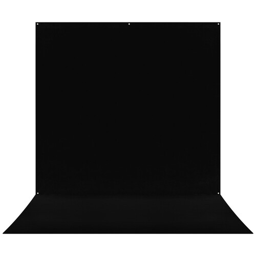 Westcott X-Drop Pro Wrinkle-Resistant Backdrop Sweep (Rich Black, 8 x 13')