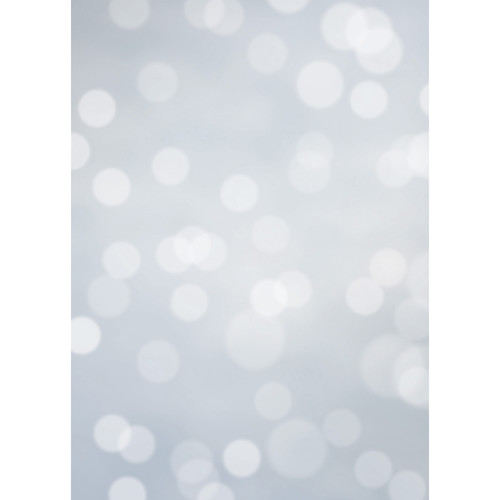 Westcott Subtle Bokeh Art Canvas Backdrop with Grommets (5 x 7', Gray)