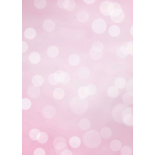 Westcott Subtle Bokeh Art Canvas Backdrop with Grommets (5 x 7', Pink)