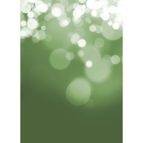 Westcott Gradient Bokeh Matte Vinyl Backdrop with Grommets (5 x 7', Green)