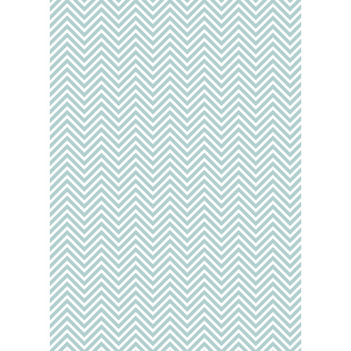 Westcott Classic Chevron Art Canvas Backdrop with Grommets (5 x 7', Light Turquoise)