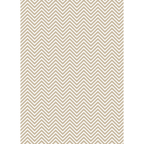 Westcott Classic Chevron Art Canvas Backdrop with Grommets (5 x 7', Light Brown)