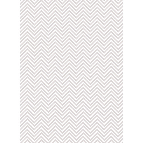 Westcott Classic Chevron Art Canvas Backdrop with Grommets (5 x 7', Light Gray)