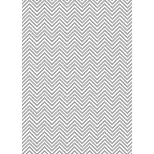 Westcott Classic Chevron Art Canvas Backdrop with Grommets (5 x 7', Bold Gray)