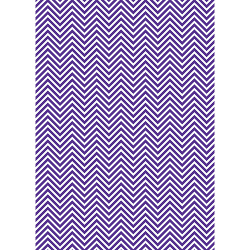 Westcott Classic Chevron Art Canvas Backdrop with Grommets (5 x 7', Rich Purple)