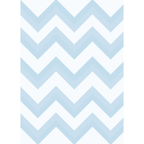 Westcott Wide Chevron Art Canvas Backdrop with Grommets (5 x 7', Blue)