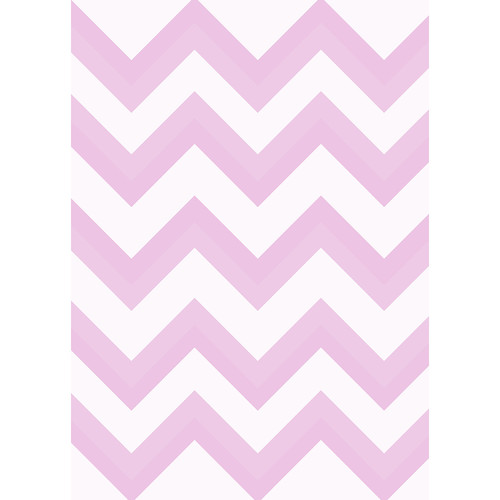 Westcott Wide Chevron Art Canvas Backdrop with Grommets (5 x 7', Pink)
