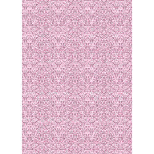 Westcott Classic Damask Art Canvas Backdrop with Grommet Attachment (5 x 7', Pink)