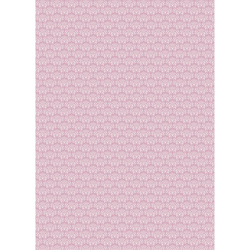 Westcott Elegant Damask Art Canvas Backdrop with Grommets (5 x 7', Orchid)